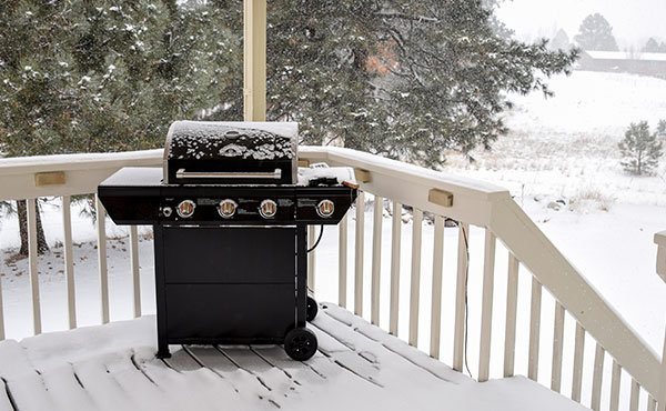How to grill in the winter
