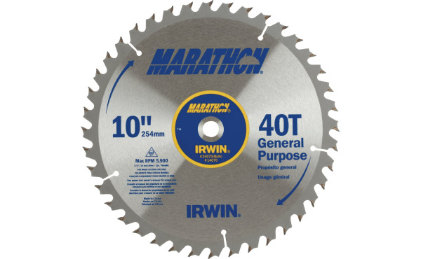 Irwin Marathon 10 In. 40-Tooth General Purpose Circular Saw Blade