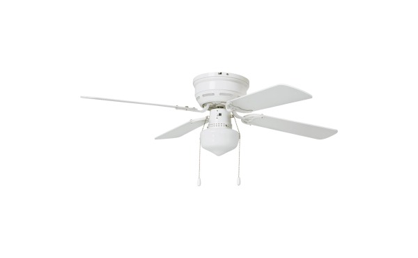Home Impressions 42 In. White Ceiling Fan With Light Kit