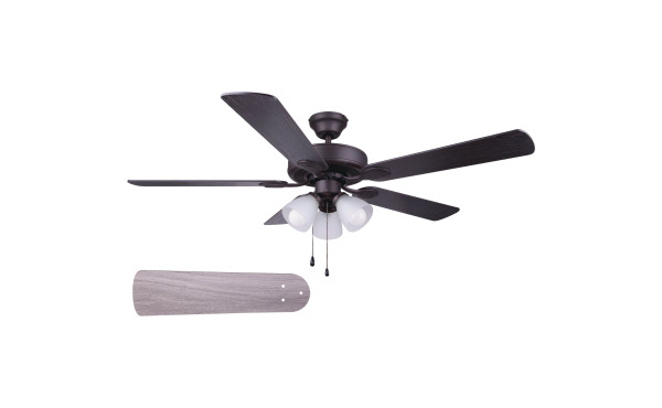 Home Impressions Villa 52 In. Ceiling Fan with Light Kit