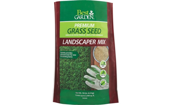 Best Garden 10 Lb. 1500 Sq. Ft. Coverage Sun to Partial Shade Grass Seed