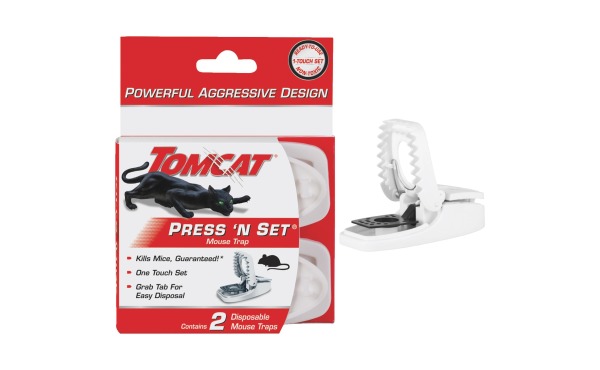 Tomcat Press 'N Set Mechanical Mouse Trap (2-Pack)