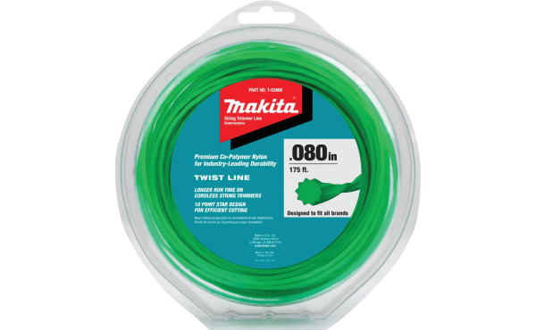 Makita 0.080 In. x 175 Ft. Twisted Trimmer Line