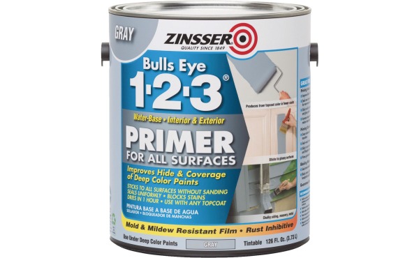 Zinsser Bulls Eye 1-2-3 Water-Base Interior/Exterior Stain Blocking Primer