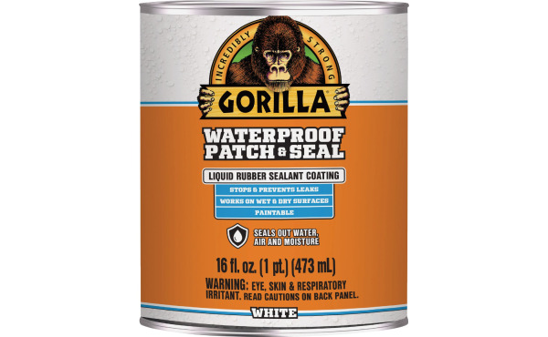 Gorilla 16 Oz. White Waterproof Patch & Seal Liquid