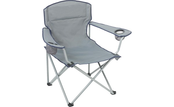 Outdoor Expressions Gray Sling Oversize Camp Folding Chair